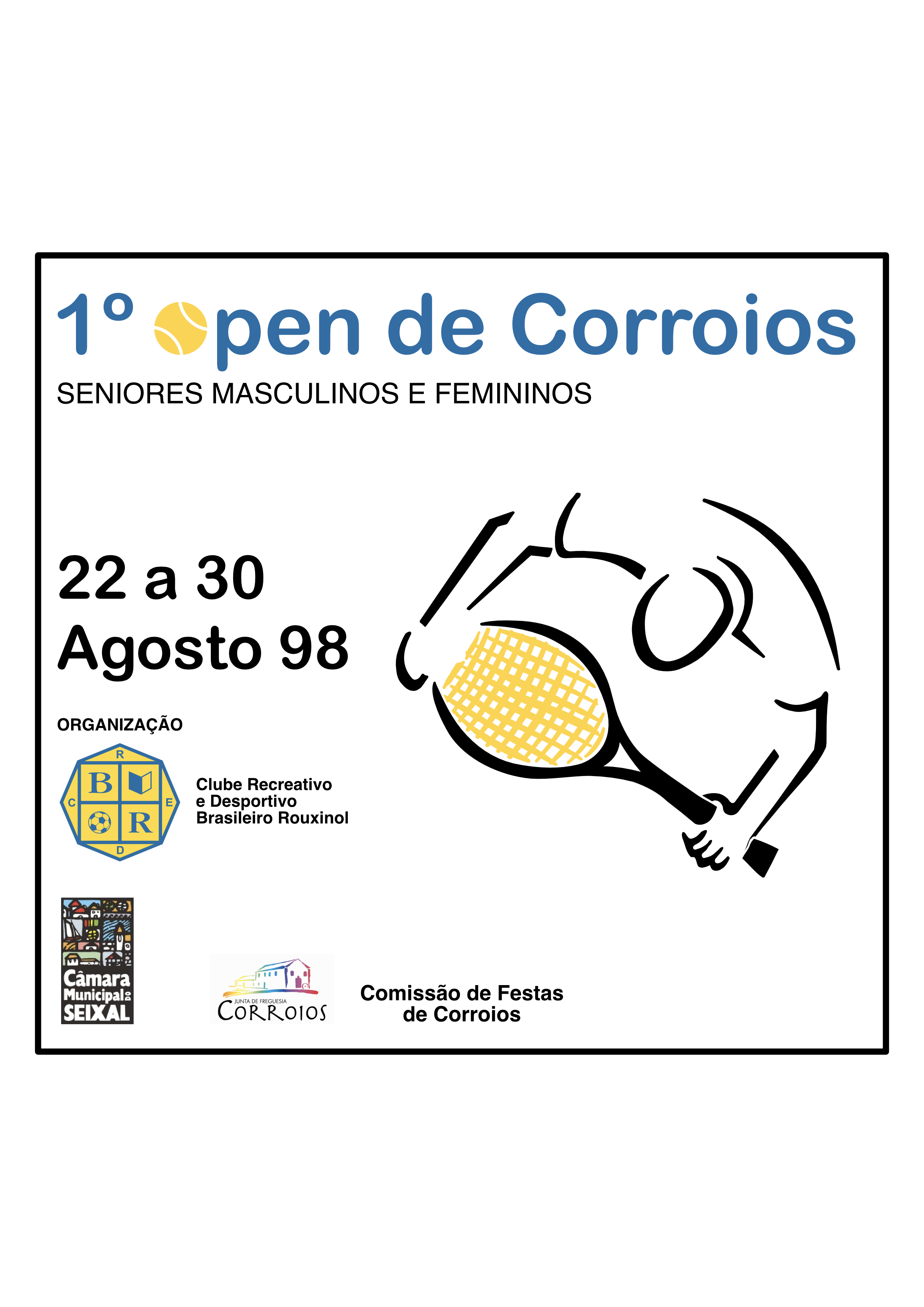 Cartaz Corroios Open 1998