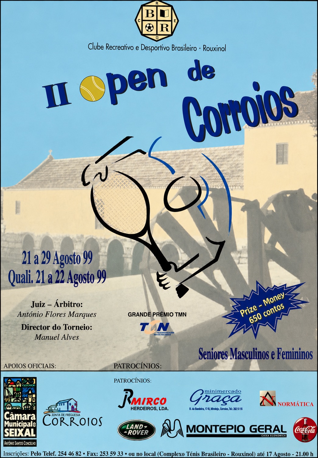Cartaz Corroios Open 1999