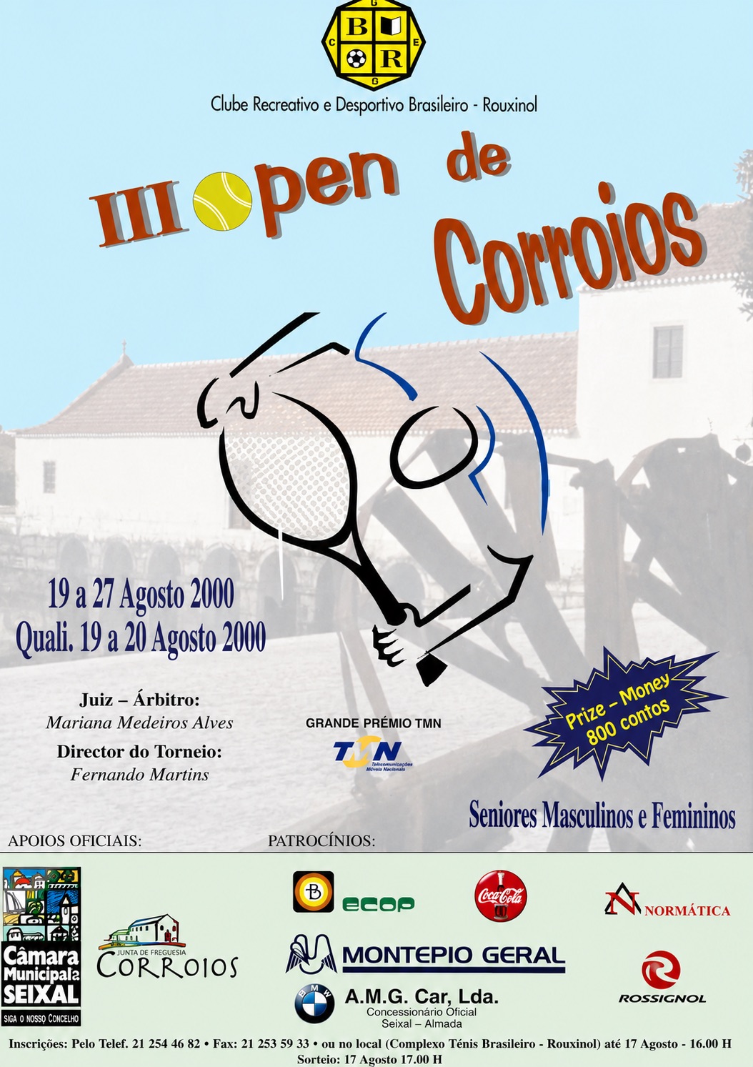 Cartaz Corroios Open 2000