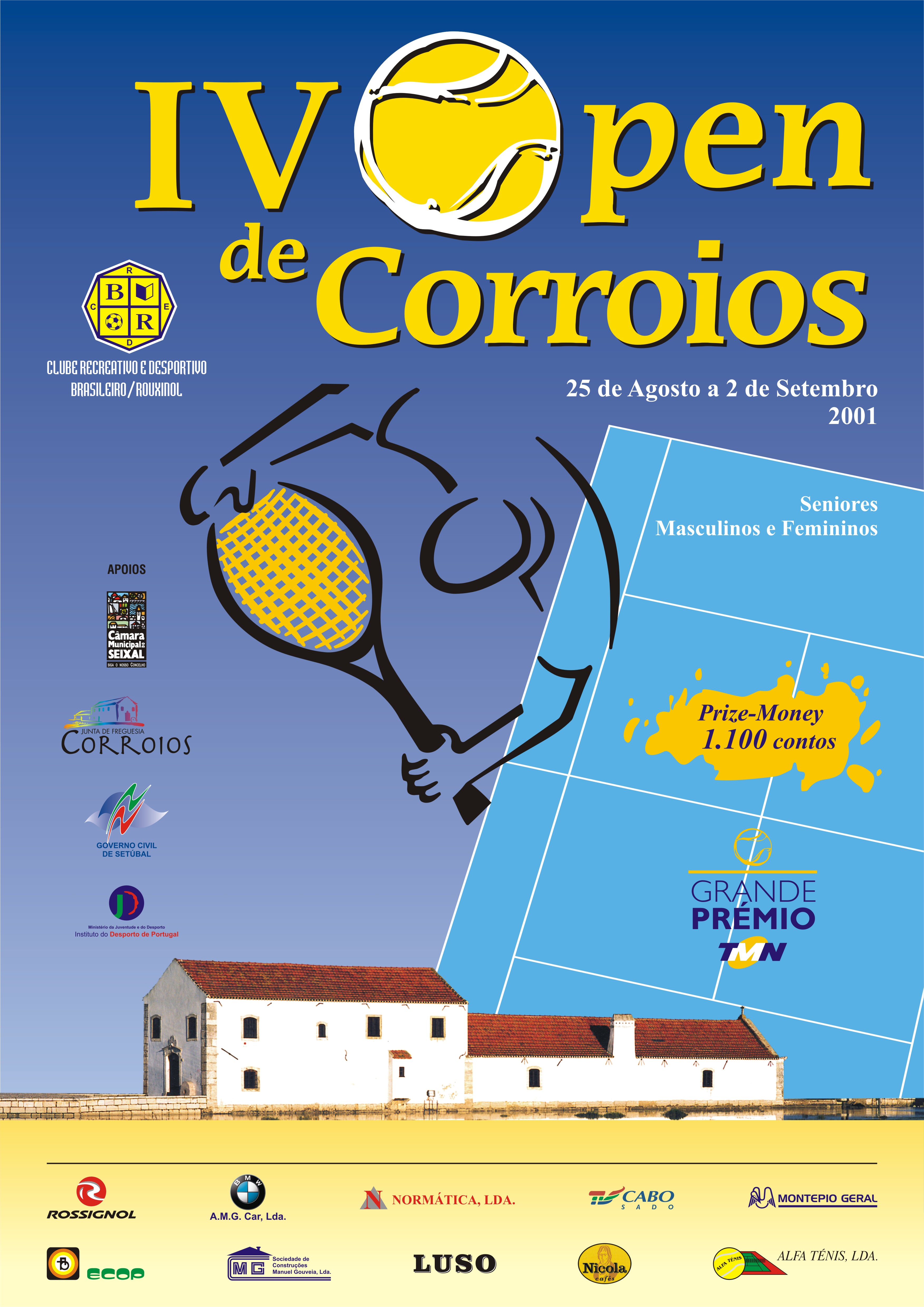 Cartaz Corroios Open 2001