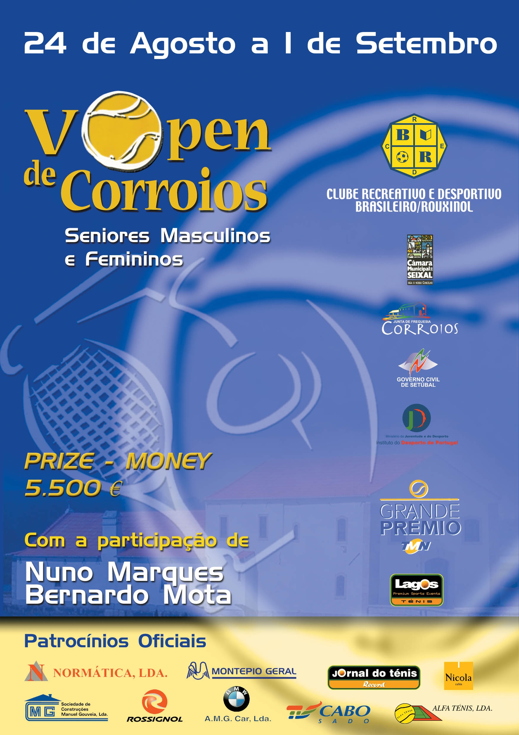 Cartaz Corroios Open 2002