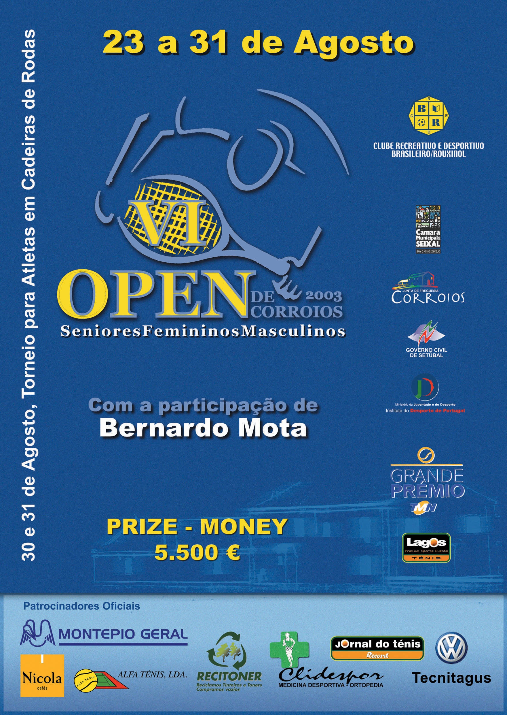 Cartaz Corroios Open 2003