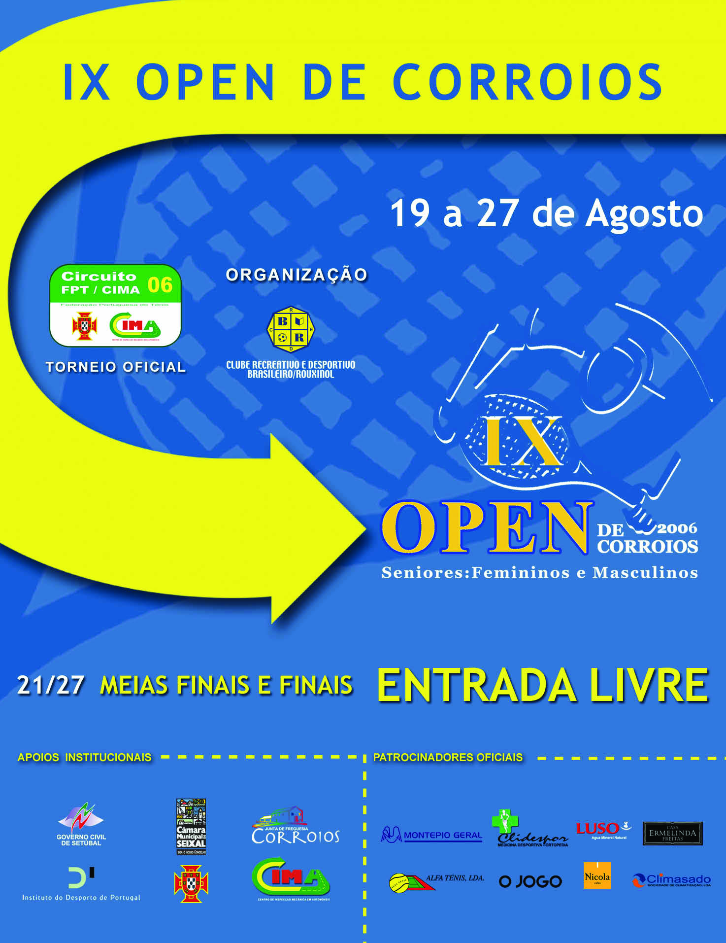Cartaz Corroios Open 2006